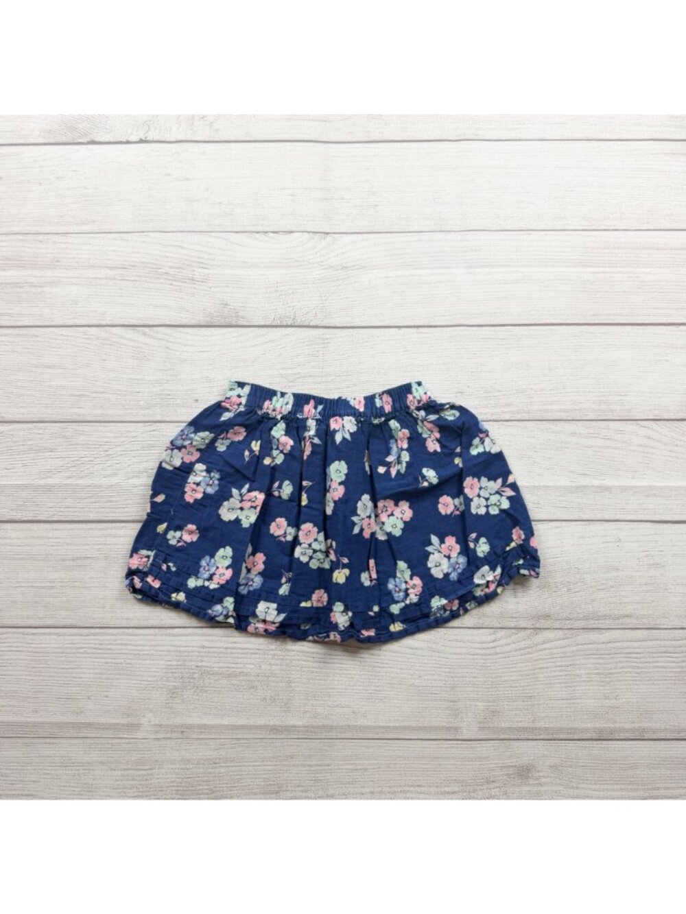 Carter's Girls Floral Print Skirt Navy Comfortable Lightweight Design 6 - Picture 4 of 4